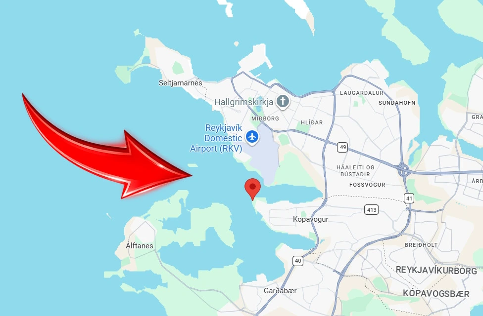 Map of Sky Lagoon Location